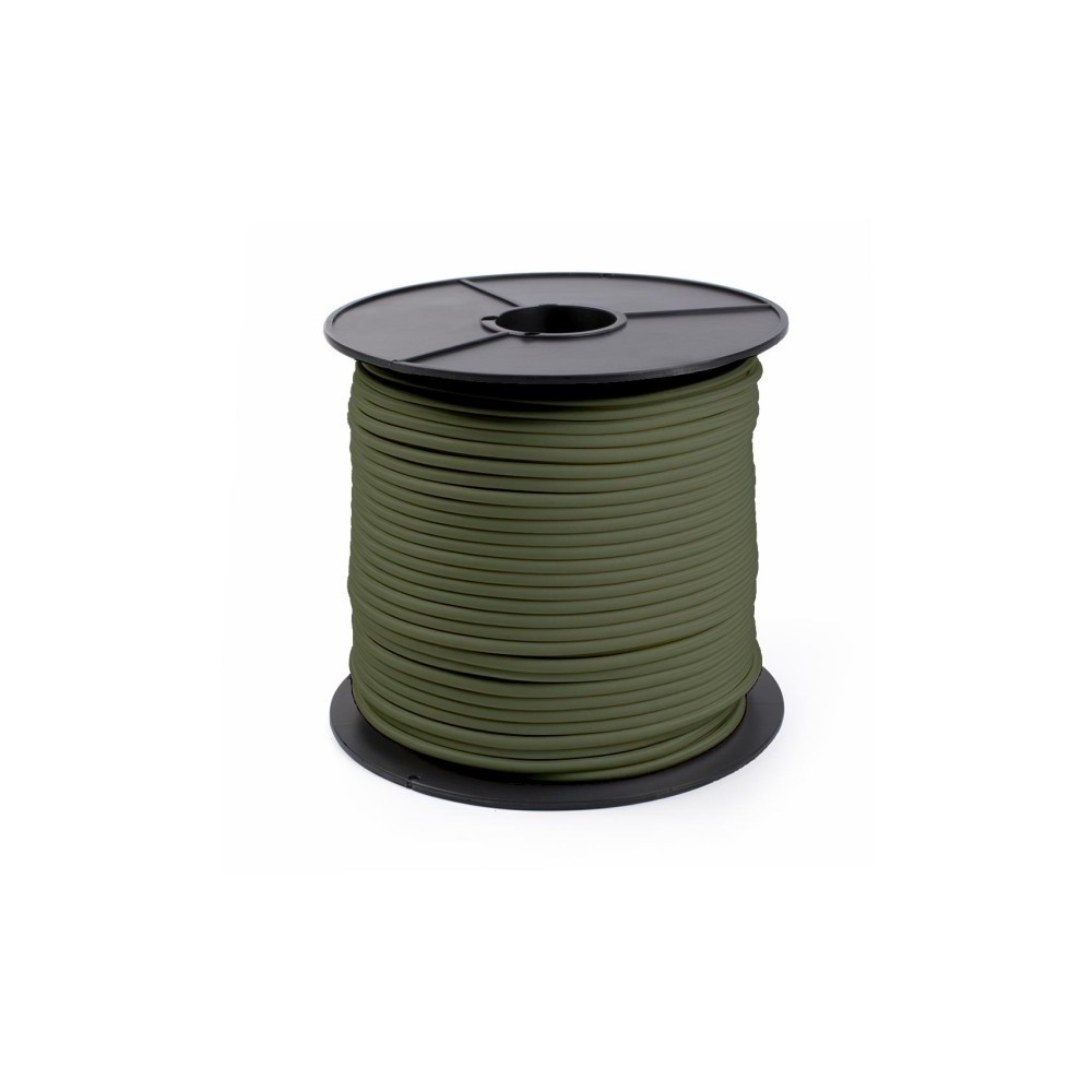 Corde élastique 6, 8 ou 10mm (Vert militaire, 100m)