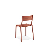 Chaise de terrasse empilable, Terracotta, Calor | Chaises