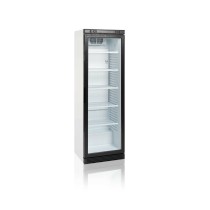 Frigo à boissons avec porte vitrée, LED, Noir/blanc | Réfrigérateurs