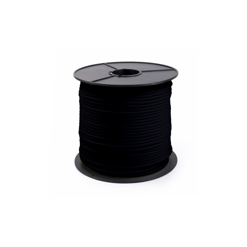 Corde élastique PP 6mm (Noire, 100m) | Cordes Sandow