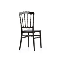 Chaise de mariage NAPOLEON (Noir brillant) | Chaises