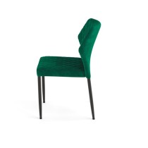 Chaise de restaurant Louis, Velours vert | Chaises