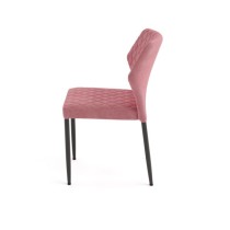 Chaise de restaurant Louis, Velours Rose | Chaises