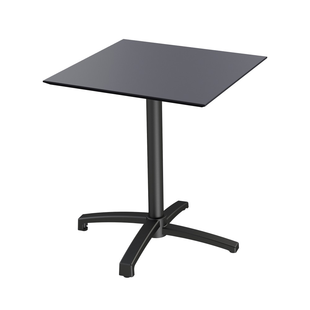 Table CHR, pliable & empilable, noire