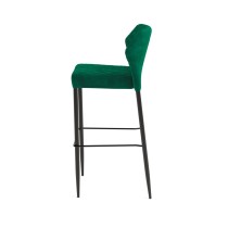 Tabouret de bar Louis, Velours vert