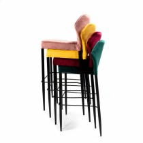 Tabouret de bar Louis, Velours vert | 163,80 €